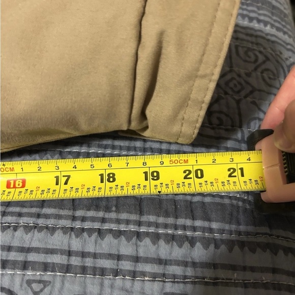 Bobbie Brooks Women's Tan Chore Coat Barn Jacket - Size XL with detachable hood - Picture 14 of 15